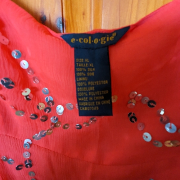 Silk top, size XL - Picture 3 of 3